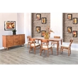 Sunny Designs Mid-century Wood Dining Set