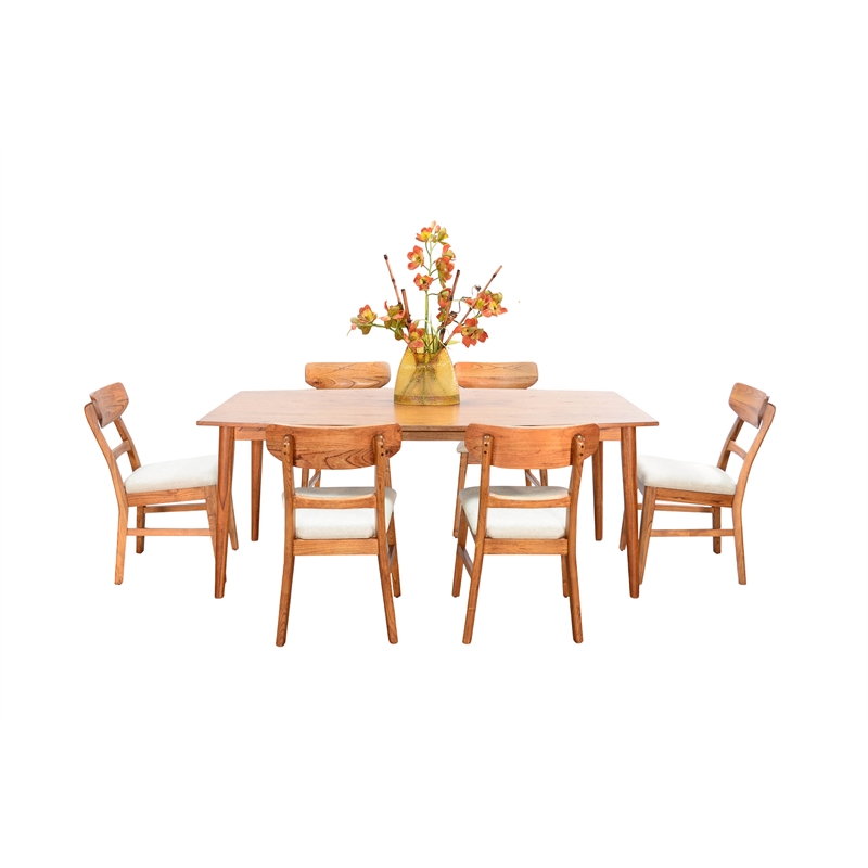 Sunny Designs Mid-century Wood Dining Set