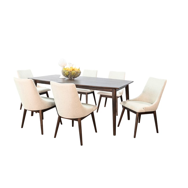 Sunny Designs Mid-century Wood Dining Set