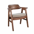 Sunny Designs Mia 5-Piece Round Solid Wood Dining Set in Cinder Finish