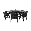 Sunny Designs Mia Large Round Dining Set