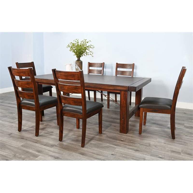 Sunny Designs Extension Wood Dining Table Set