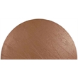 Sunny Designs Mia Round Mindi Wood Bar Table in Deep Cinder