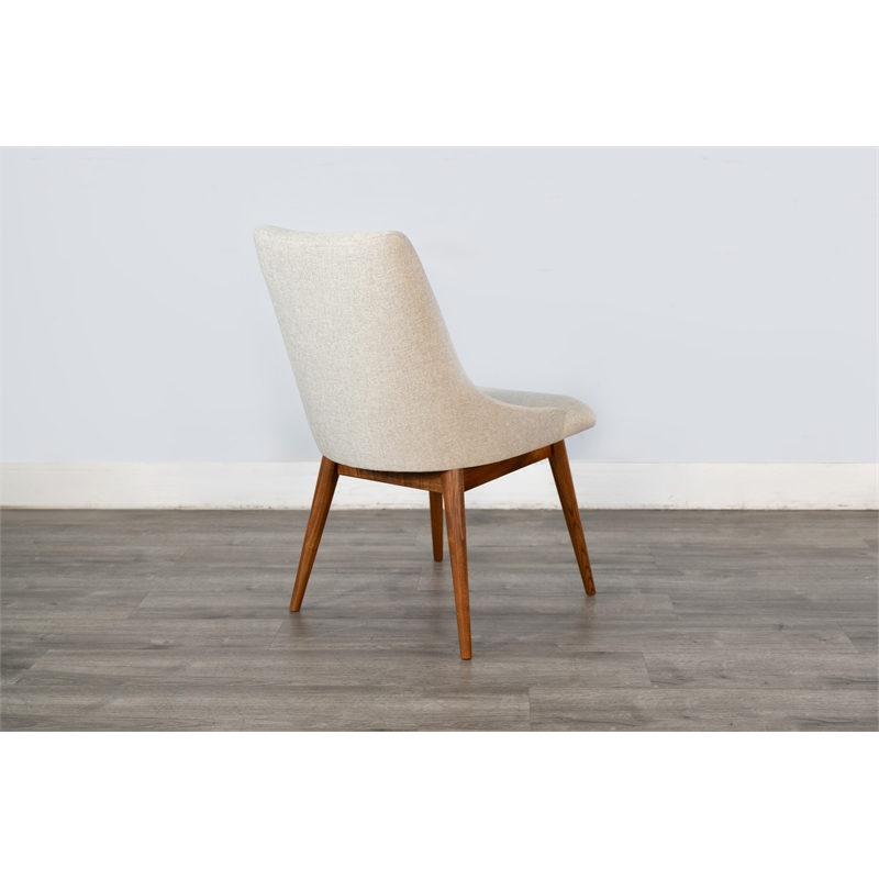 Sunny Designs Mid-Century Modern Upholstered Dining Chair (Set of 2)