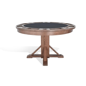 Sunny Designs Cole Reversible Dining Game and Poker Table