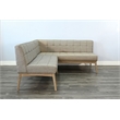 Sunny Designs Mia Mid-Century Modern Tufted Upholstered Corner Dining Nook Set