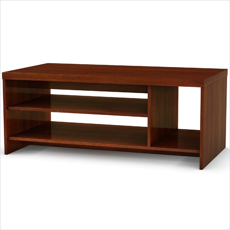   Shore Arcade Rectangular Wood Cherry Coffee Table 066311041590  