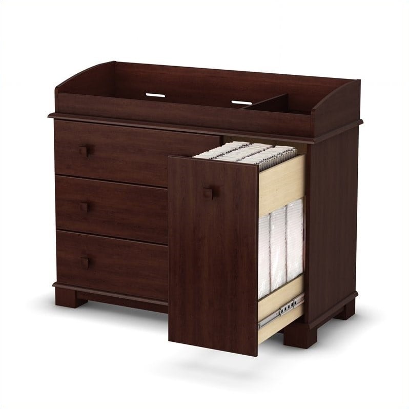 South Shore Sunny Baby Royal Cherry Finish Changing Table 066311045239 