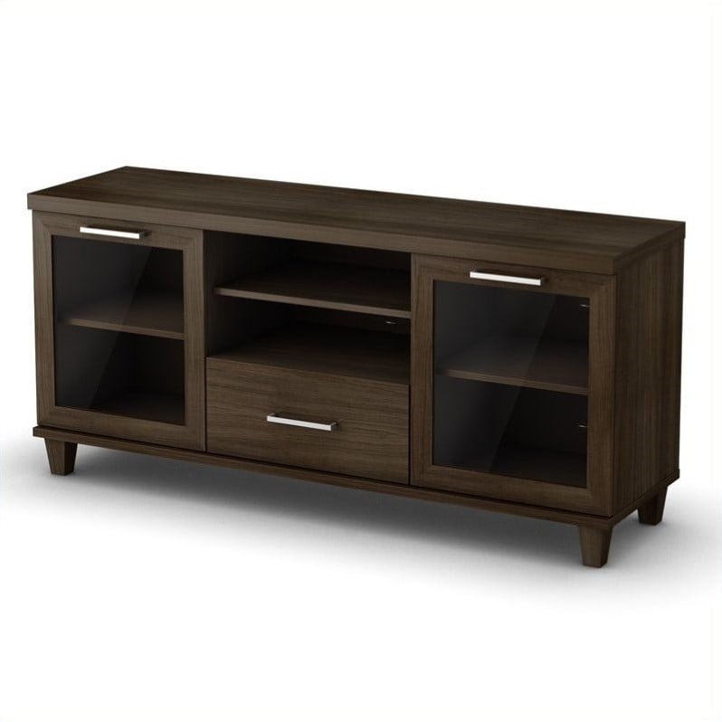 South Shore Aidan Matte Brown TV Stand 066311047707  