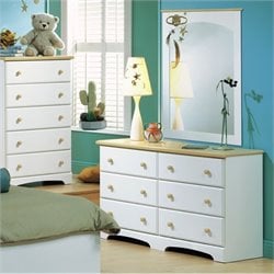 South Shore Newbury Kids Twin Captains 3 PC White Finish Bedroom Set 