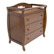 AFG Baby Furniture Grace 3-Drawer Changing Table Espresso