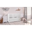 AFG Mila 3-in-1 Convertible Crib in White