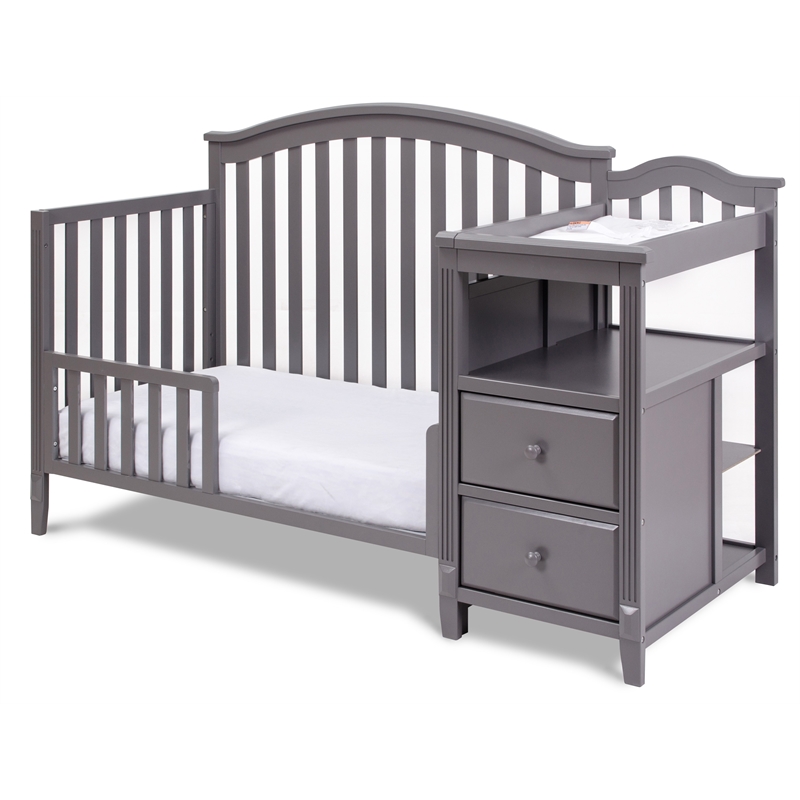 AFG Baby Furniture Kali Toddler Bed Guardrail Gray