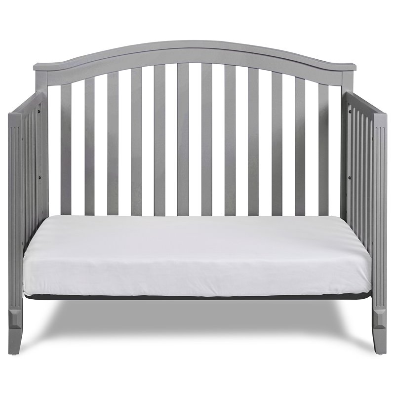 AFG Baby Furniture Kali II 4-in-1 Convertible Crib Gray