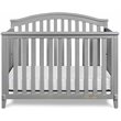 AFG Baby Furniture Kali II 4-in-1 Convertible Crib Gray