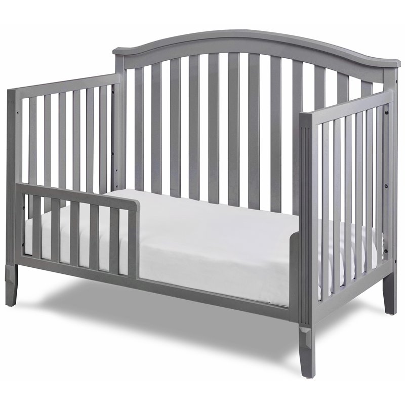 AFG Baby Furniture Kali II 4-in-1 Convertible Crib Gray