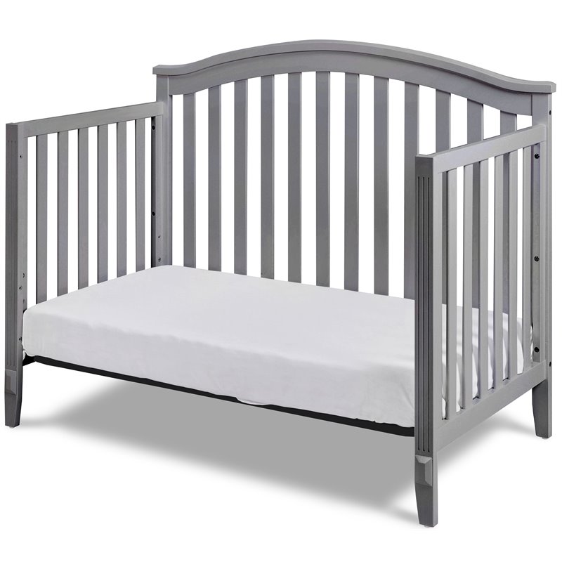 AFG Baby Furniture Kali II 4-in-1 Convertible Crib Gray