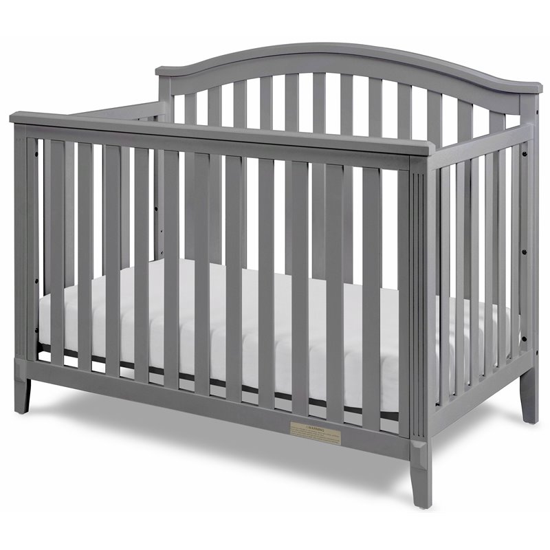 AFG Baby Furniture Kali II 4-in-1 Convertible Crib Gray