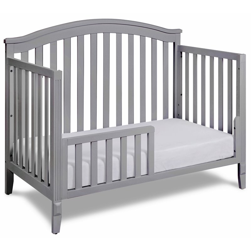 AFG Baby Furniture Kali II 4-in-1 Convertible Crib Gray