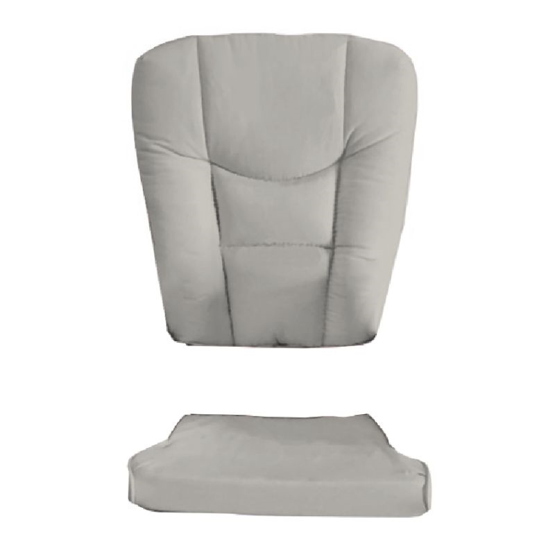 AFG Baby Furniture Sleigh Glider Back & Seat Cushions Gray