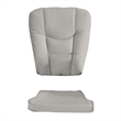 AFG Baby Furniture Sleigh Glider Back & Seat Cushions Gray