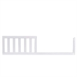 AFG Baby Furniture Kali 4-in-1 Convertible Crib w/ Toddler Guardrail White