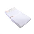 AFG Baby Furniture Polyester Contoured Changing Pad with Cover in White