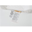 AFG Baby Furniture Polyester Contoured Changing Pad with Cover in White