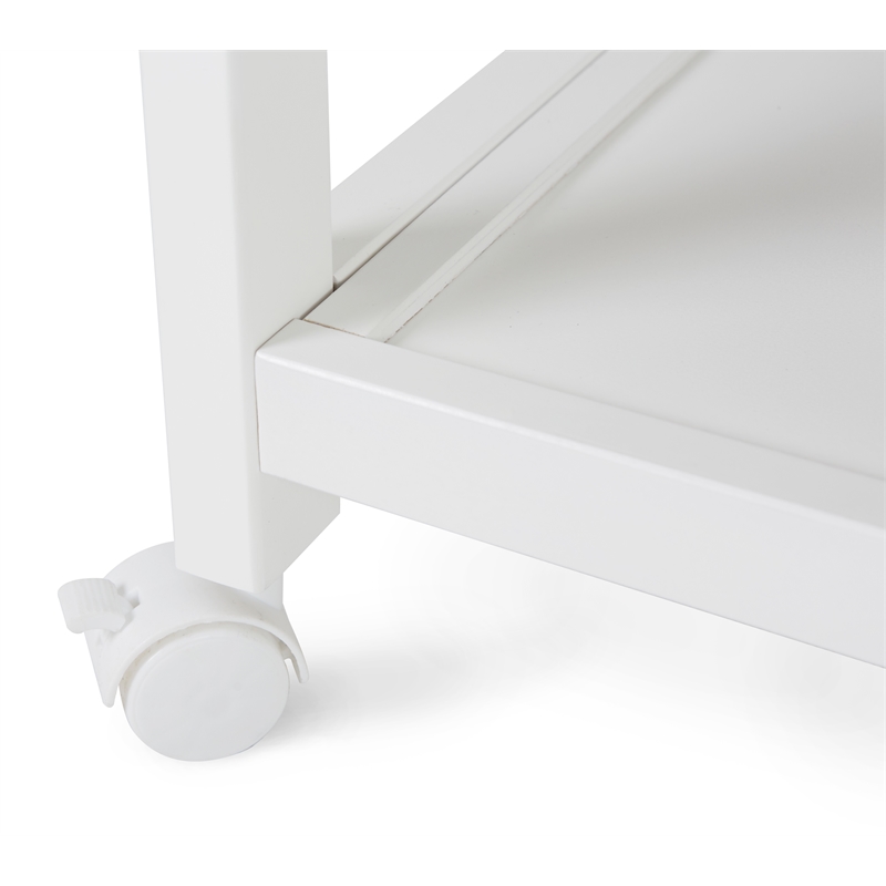 AFG Baby Furniture Mila Modern Solid Wood Portable Bassinet in White