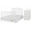 AFG Baby Furniture Kali II Wood 4-in-1 Convertible Crib and Changer in White