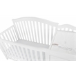AFG Baby Furniture Kali II Wood 4-in-1 Convertible Crib and Changer in White