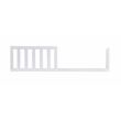 AFG Baby Furniture Kali II Wood 4-in-1 Convertible Crib and Changer in White