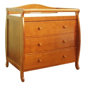 AFG Baby Furniture Grace 3-Drawer Changing Table Pecan