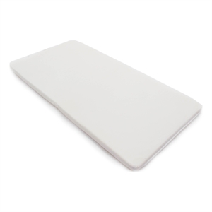 AFG Baby Furniture Mila Vinyl & Polyester Fiber Bassinet Mattress Pad in White