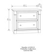 Catania Contemporary Wood 2-Drawer Lateral File Cabinet in Select Cherry