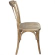 Catania Modern / Contemporary X-Back Chair In Natural White Grain