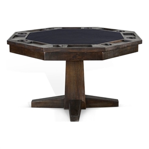 Catania Transitional Wood Game & Dining Table in Tobacco Leaf