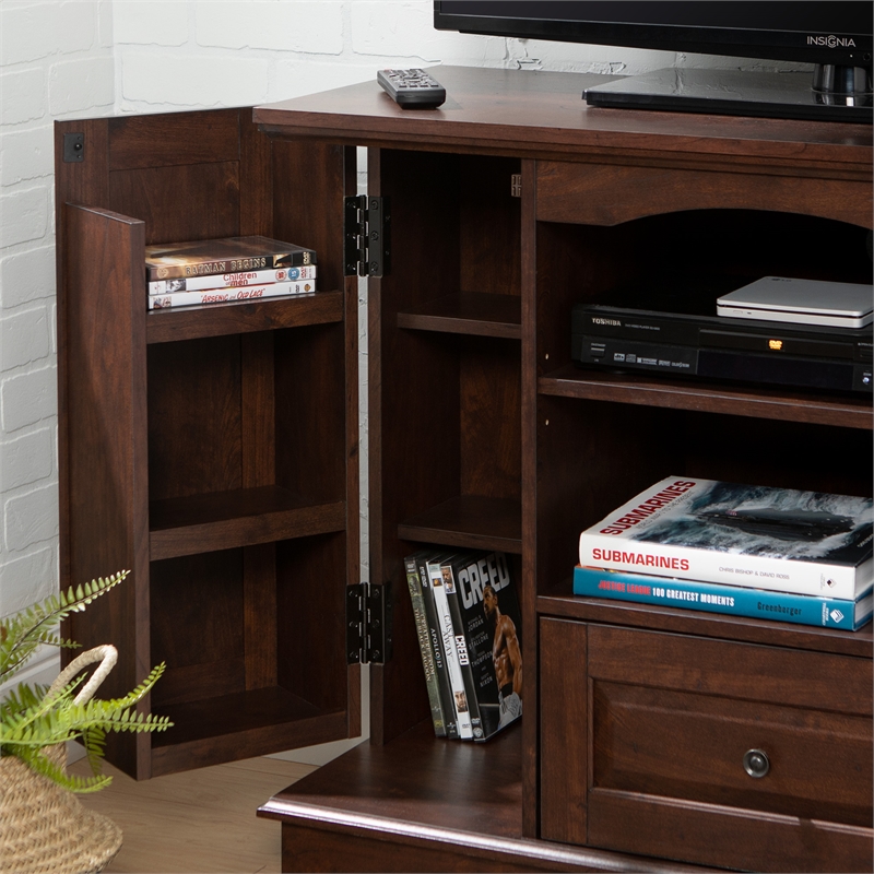 Catania Modern / Contemporary 42 Inch with Media Storage in Brown
