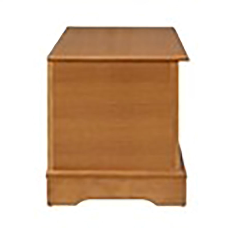 Catania Rectangular Traditional Wood Cedar Chest in Natural Honey