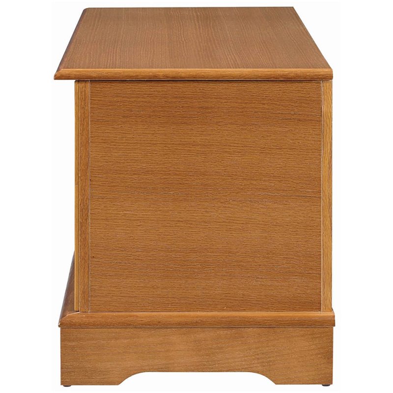 Catania Rectangular Traditional Wood Cedar Chest in Natural Honey