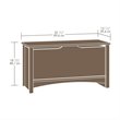 Catania Farmhouse Engineered Wood Storage Chest in Oiled Oak