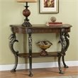 Bowery Hill Wood Brown Console Table Rectangular 42