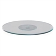 Bowery Hill Glass Clear Lazy Susan Round 40