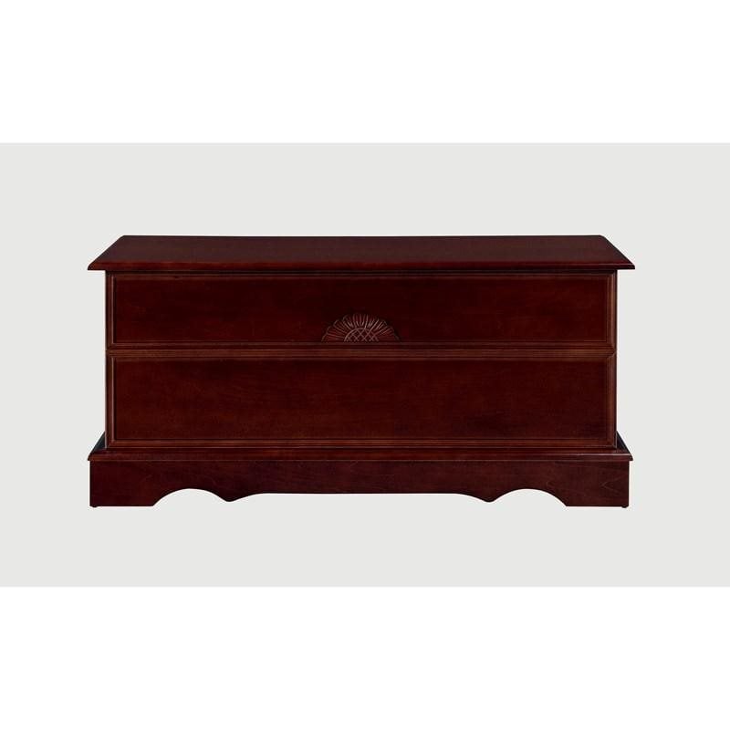 Bowery Hill Wood Veneer Warm Brown Cedar Chest Rectangular 40