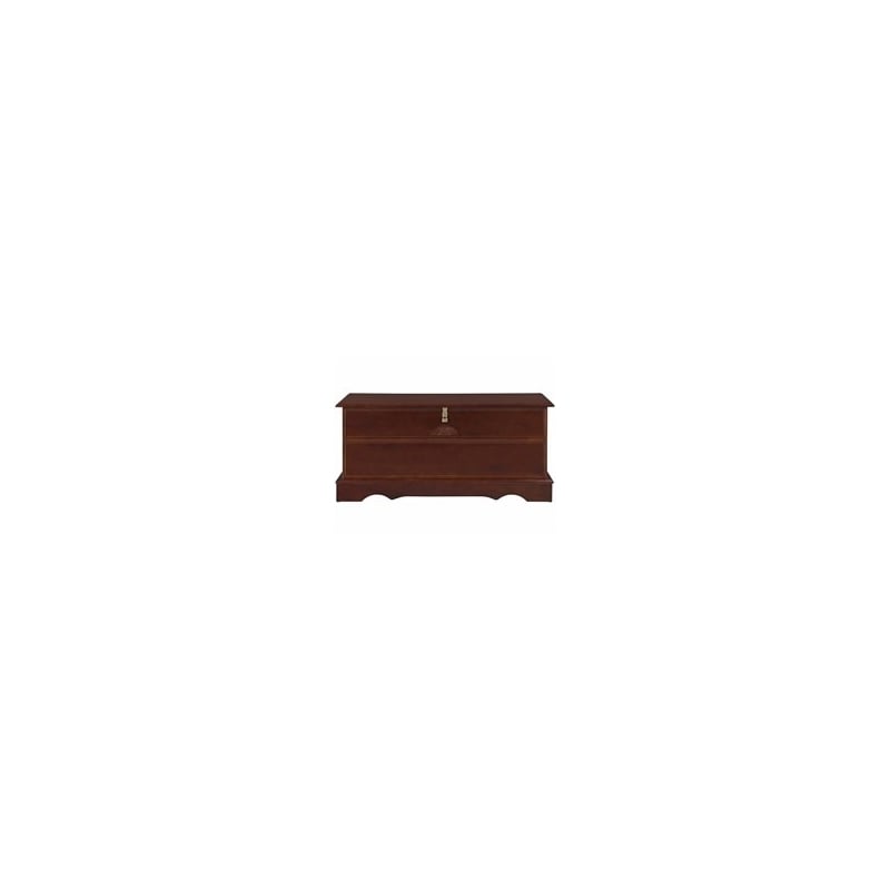 Bowery Hill Wood Veneer Warm Brown Cedar Chest Rectangular 40