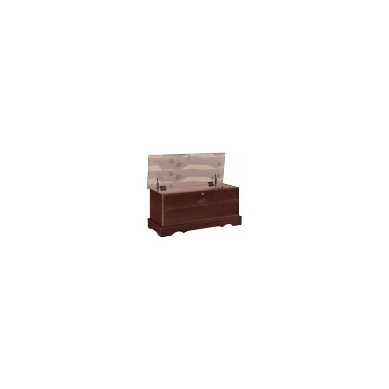 Bowery Hill Wood Veneer Warm Brown Cedar Chest Rectangular 40