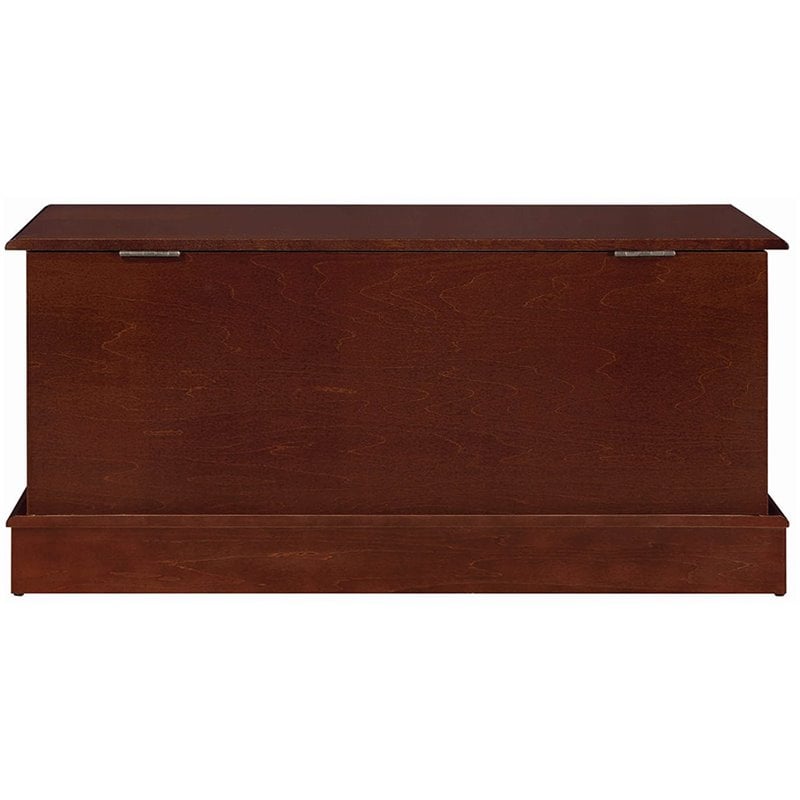 Bowery Hill Wood Veneer Warm Brown Cedar Chest Rectangular 40