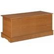 Bowery Hill Rectangular Traditional Wood Cedar Chest in Natural Honey