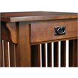 Bowery Hill Modern Wood End Table with Storage Drawer and Shelf in Oak