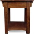 Bowery Hill Modern Wood End Table with Storage Drawer and Shelf in Oak